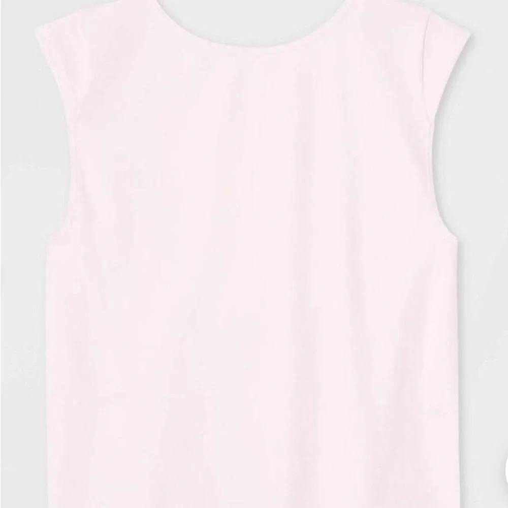 Wild Fable Pink Sleeveless Back Scoop Neck Top - Picture 3 of 3